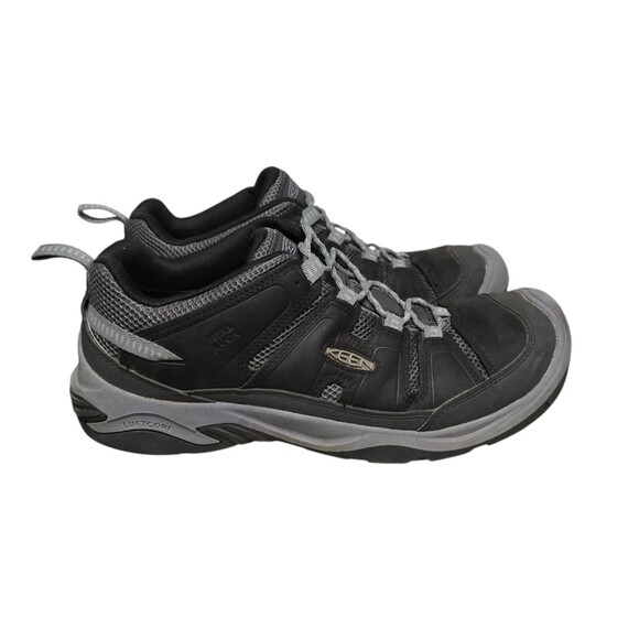 Keen Circadia Vent Low Hiking Shoes Mens Size 13 Black Steel Grey READ